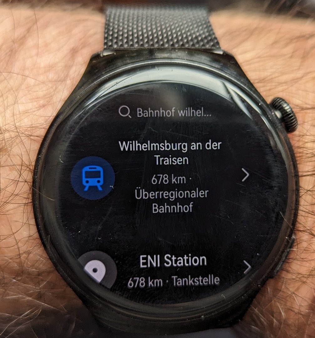 Huawei watch store maps