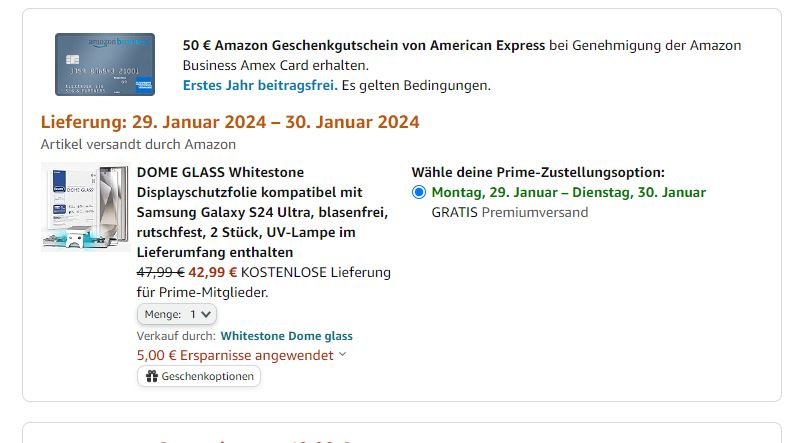 Zubehör - Display-Schutzglas & Folien für das S24 Ultra (Samsung Galaxy S24  Ultra Forum) - Seite 7