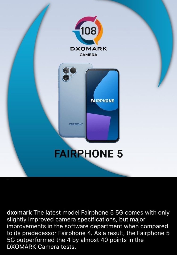 Fairphone 5 - DXOMARK