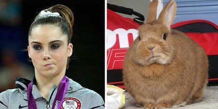 Olympian-McKayla-Maroney-and-this-unimpressed-bunny1.jpg