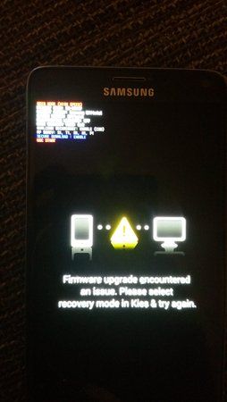 Что делать если планшет пишет firmware upgrade encountered